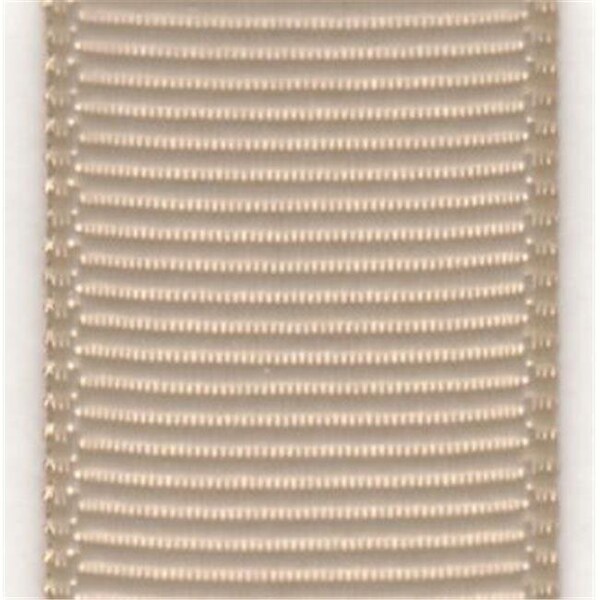 Papilion Papilion R074200230835100Y .88 in. Grosgrain Ribbon 100 Yards - Tan R074200230835100Y - main